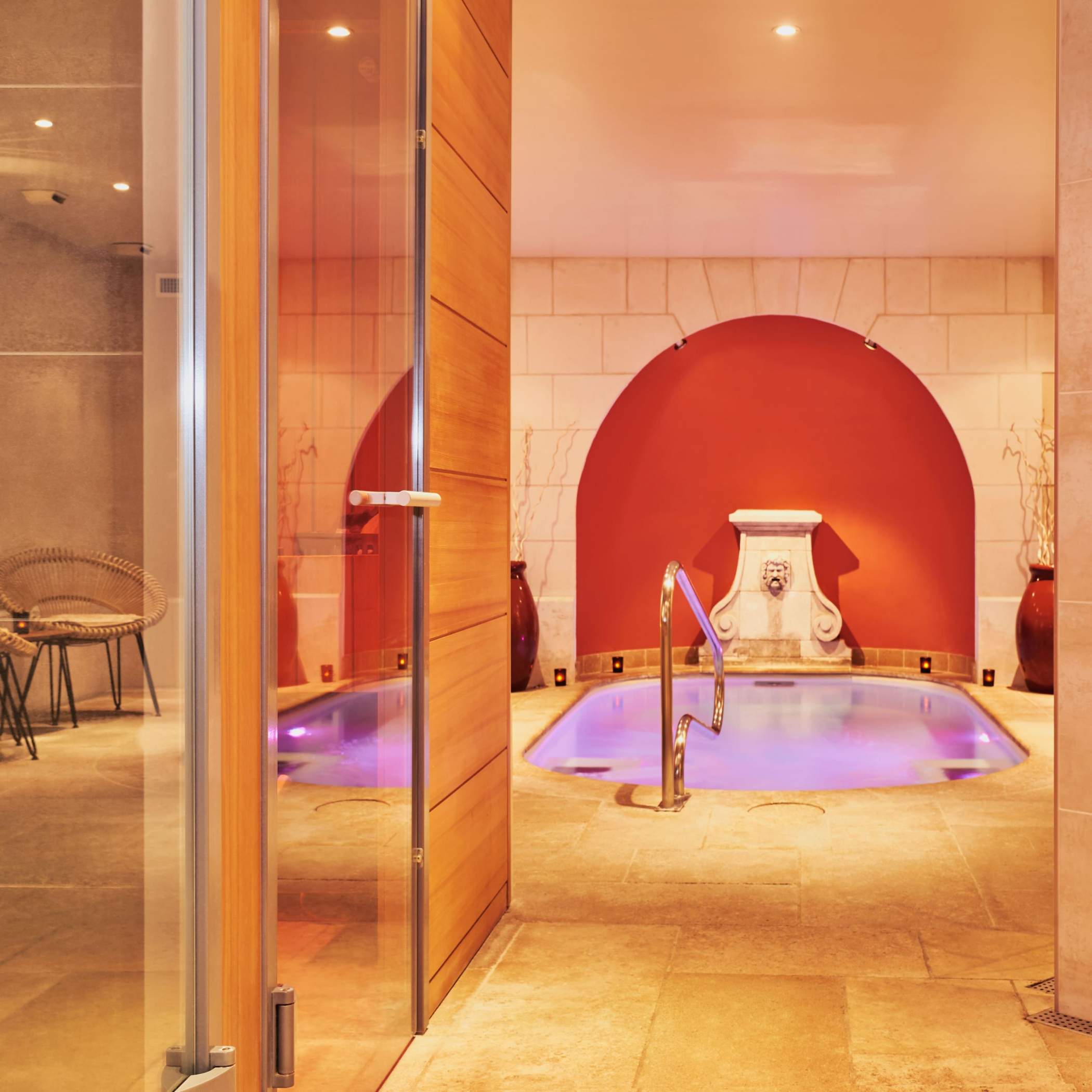 spa steam room at Château de Beaulieu, Spa Hotel in Touraine