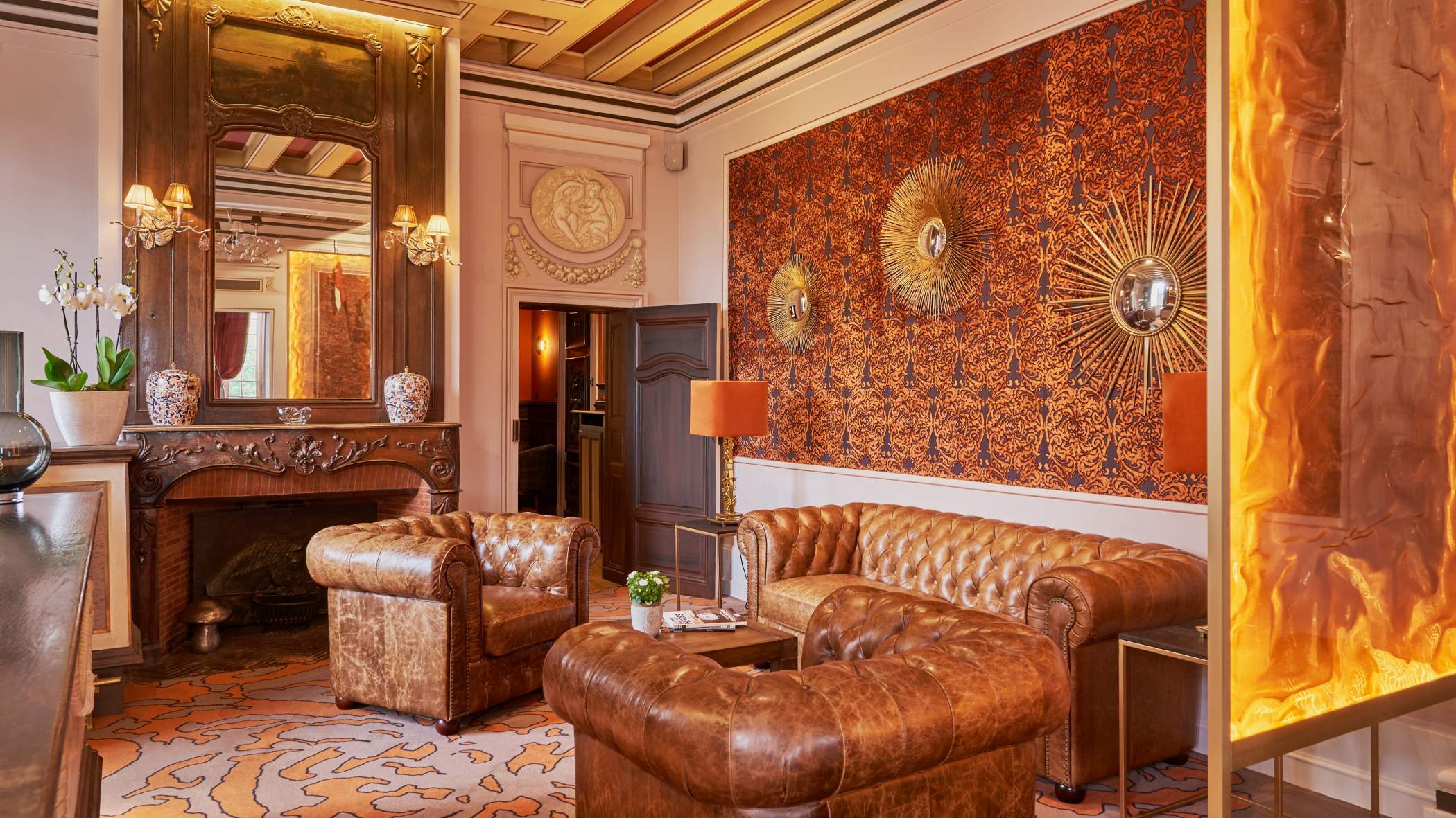 Salon Accueil du Château de Beaulieu, Hôtel à Joué-lès-Tours (37)